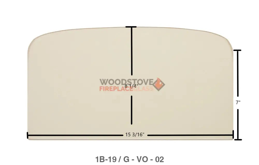 Vogelzang Defender TR001 Glass - Woodstove Fireplace Glass