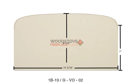 Vogelzang Defender TR001 Glass - Woodstove Fireplace Glass