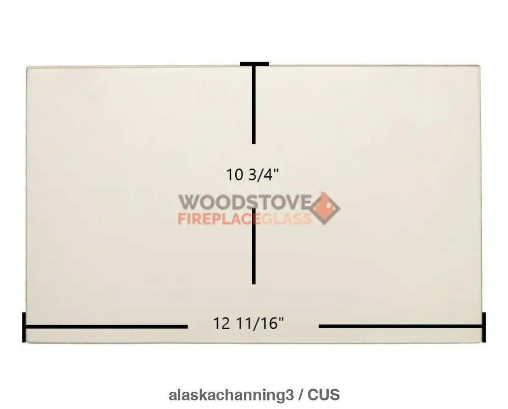 Alaska Channing III Glass - Woodstove Fireplace Glass