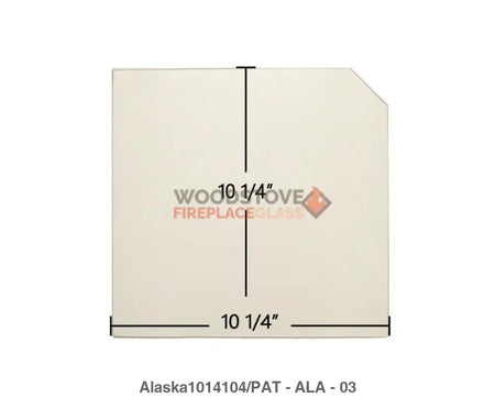 Alaska Glass - Woodstove Fireplace Glass