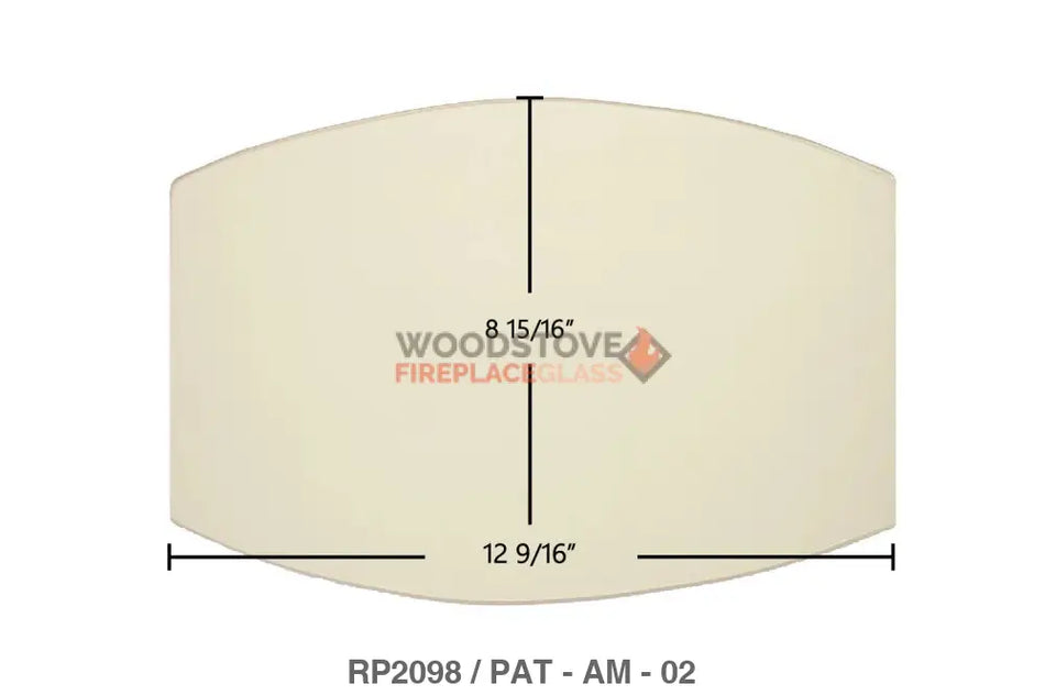 American Energy Magnum Baby, Essex, T40, Winchester Glass (RP2089) - Woodstove Fireplace Glass