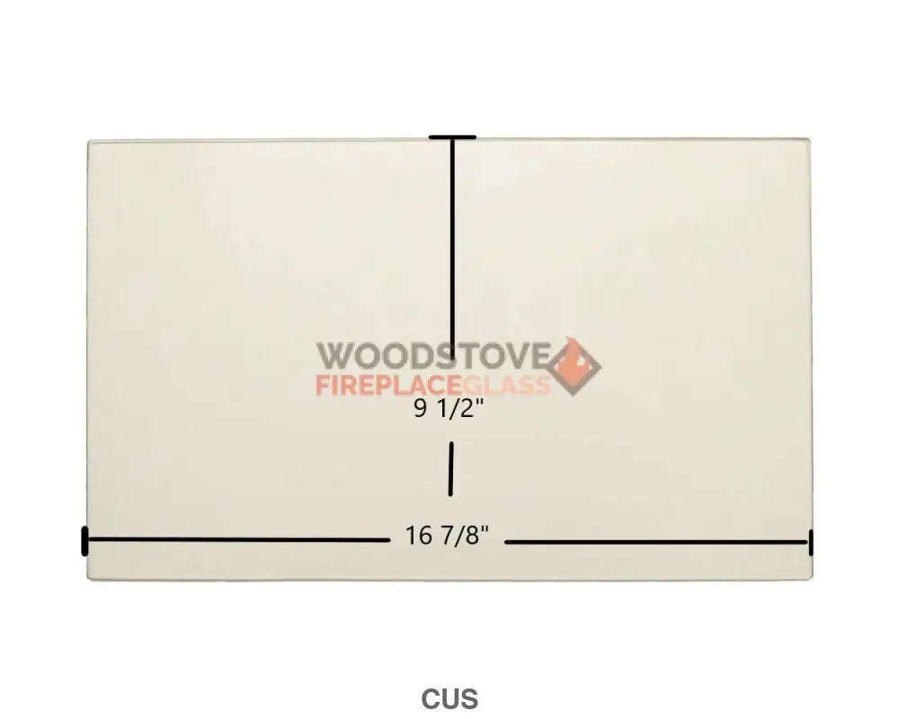 Ashley AFS241 Glass (053350) - Woodstove Fireplace Glass