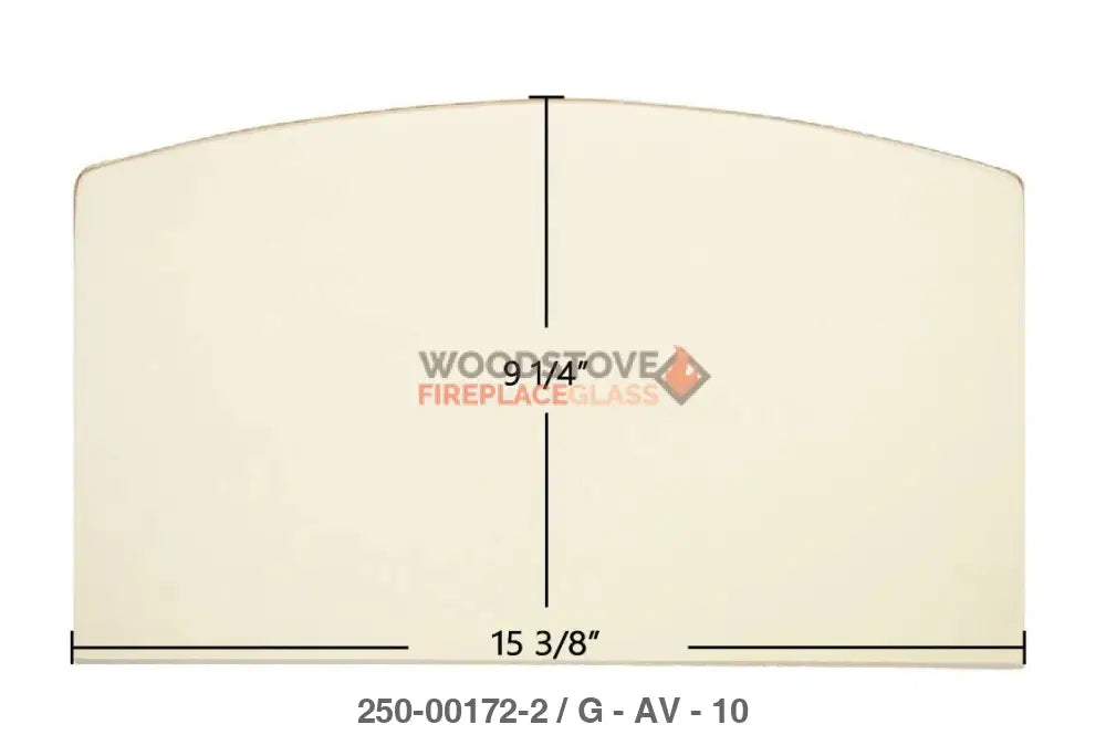 Avalon 1250, 1750, Republic Glass - Woodstove Fireplace Glass