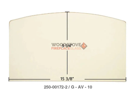 Avalon 1250, 1750, Republic Glass - Woodstove Fireplace Glass