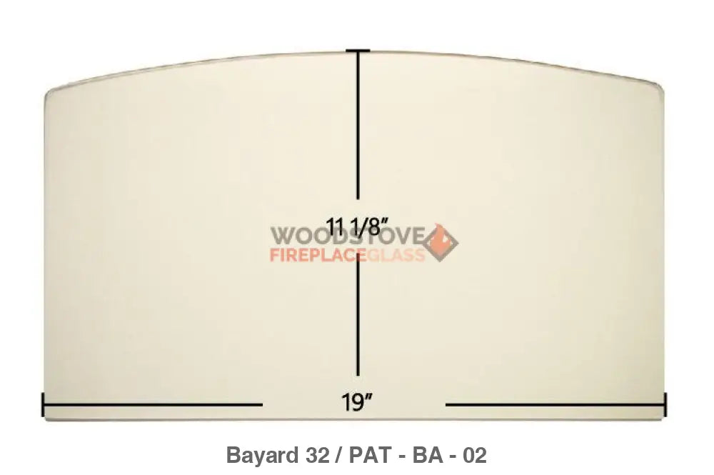 Bayard 32 Glass - Woodstove Fireplace Glass