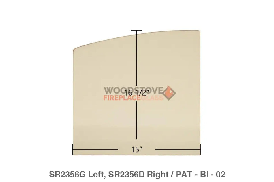 Security BIS Tradition, Astria Montecito Estate, Superior WCT6940WS Glass - Woodstove Fireplace Glass