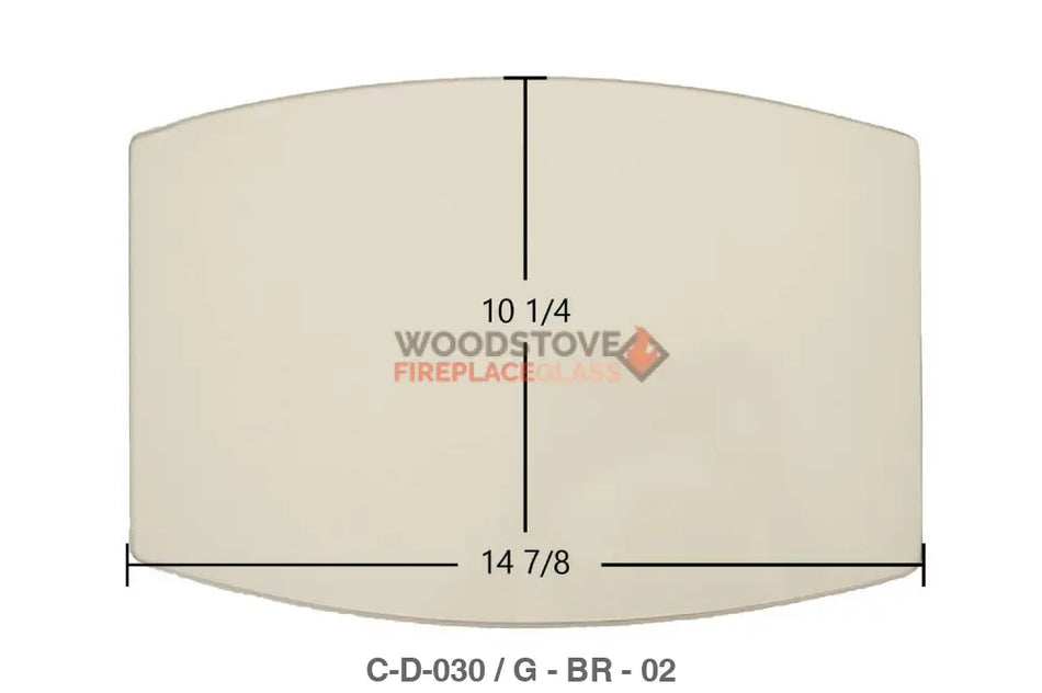 Breckwell P24FS, P24 Blazer, P24FS Blazer Glass - Woodstove Fireplace Glass