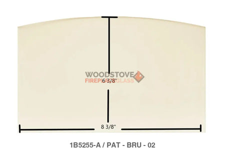 Brunco Hearthglow Archtop Glass - Woodstove Fireplace Glass