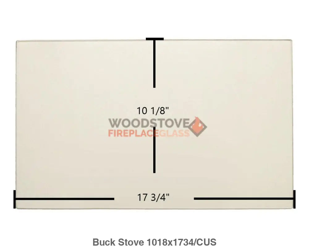 Buck Stove 50/41/70/71 Glass - Woodstove Fireplace Glass