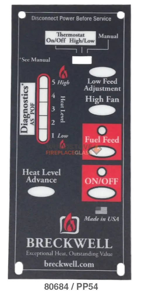 Control Board For 1 RPM Auger Motor Stoves: (80684) (A-E-401) C-E-401 - Woodstove Fireplace Glass