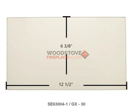 Century S126, S130, S241E, 242E Glass - Woodstove Fireplace Glass