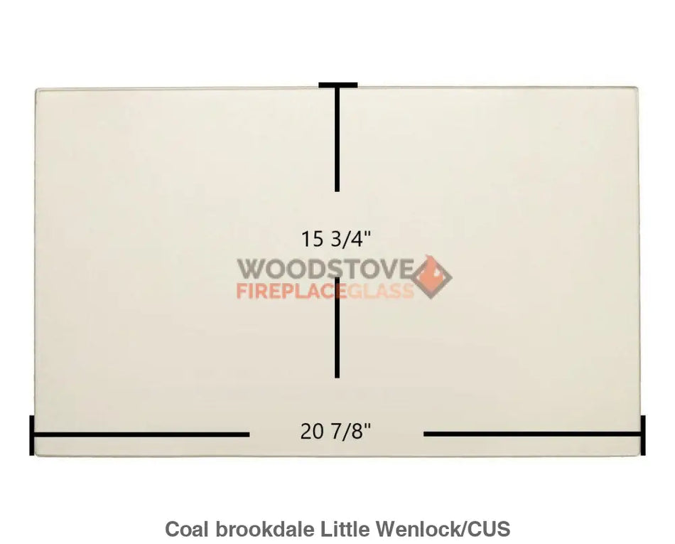 Coalbrookdale Little Wenlock Glass - Woodstove Fireplace Glass