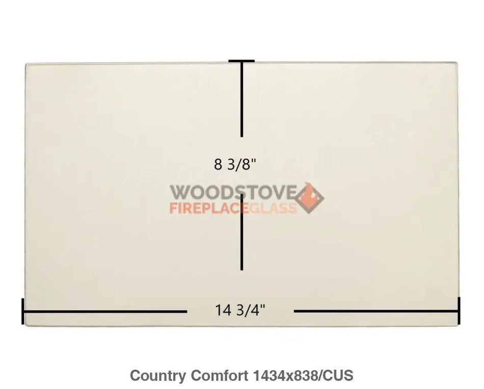 Country Comfort CC200 Glass - Woodstove Fireplace Glass