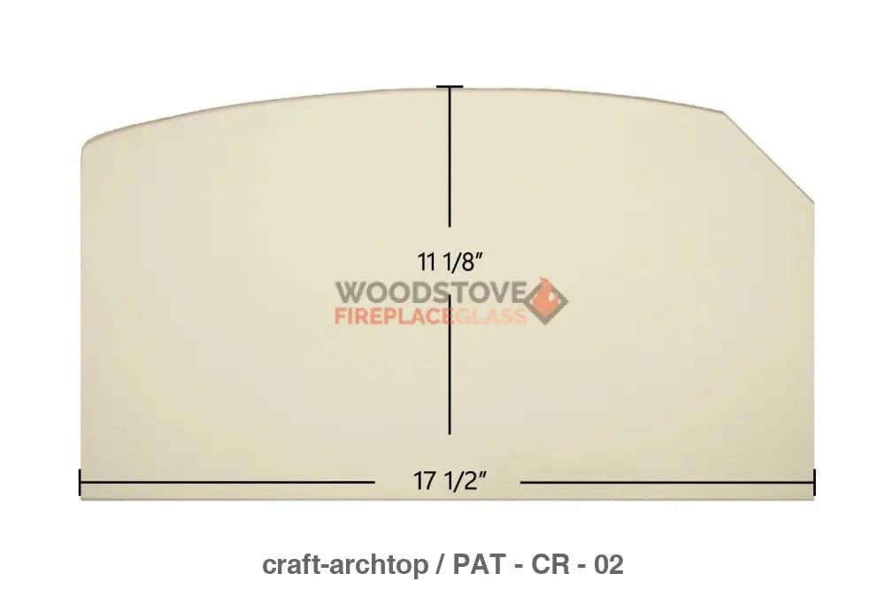 Craft Archtop, 4832 Glass - Woodstove Fireplace Glass