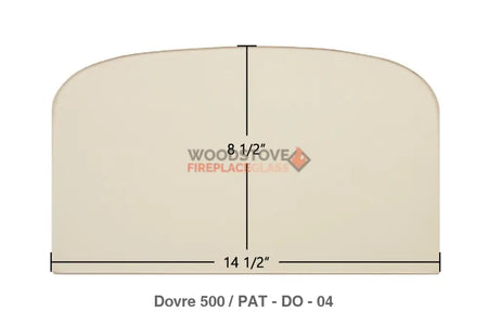 Dovre 500, 500G, 500MF Glass - Woodstove Fireplace Glass