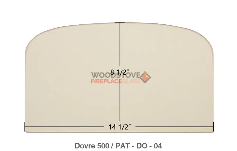 Dovre 500, 500G, 500MF Glass - Woodstove Fireplace Glass