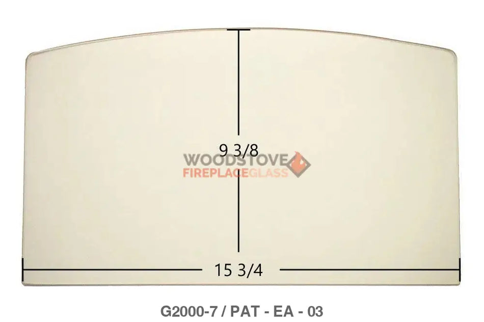 Earth Stove 1500HT, 1750HT, 2000HT Glass - Woodstove Fireplace Glass