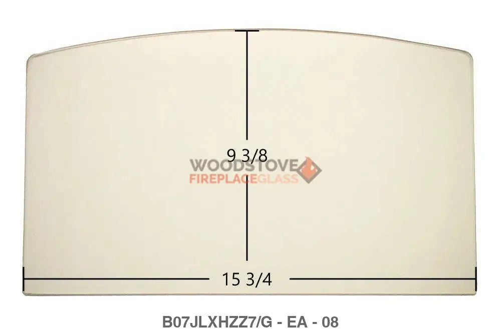 IHP OEM Lennox Arched Glass (H1835) (for doors w/ concealed hinges) - Woodstove Fireplace Glass