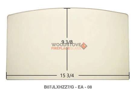 IHP OEM Lennox Arched Glass (H1835) (for doors w/ concealed hinges) - Woodstove Fireplace Glass