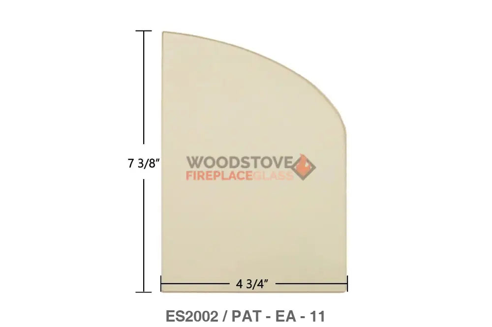 Earth stove 2002 Glass - Woodstove Fireplace Glass