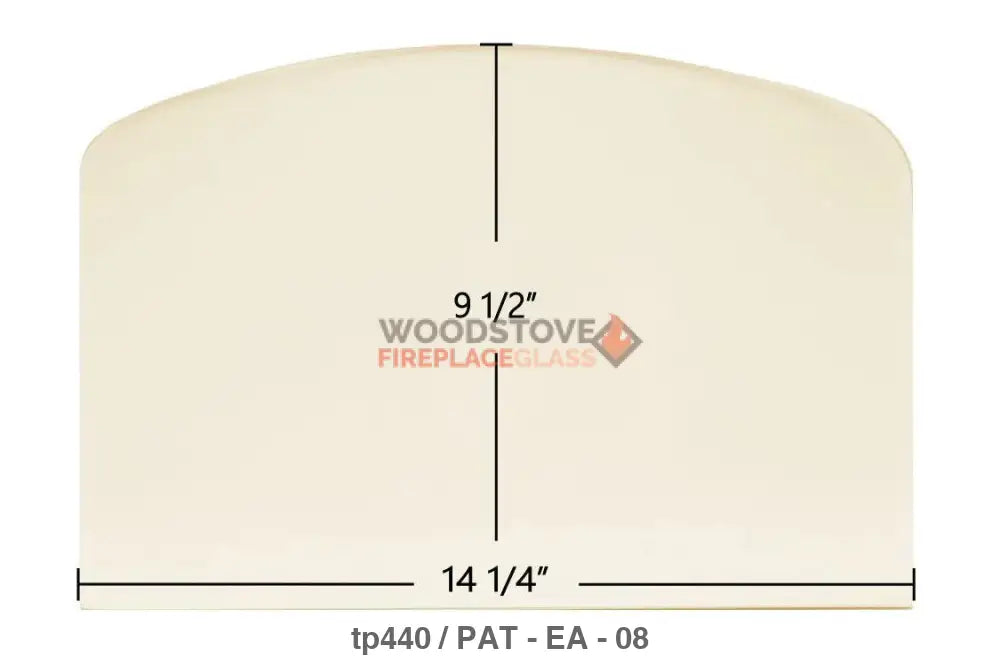 Earth Stove TP440 Glass - Woodstove Fireplace Glass