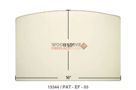 Efel Harmony 386.65, Symphony Glass - Woodstove Fireplace Glass