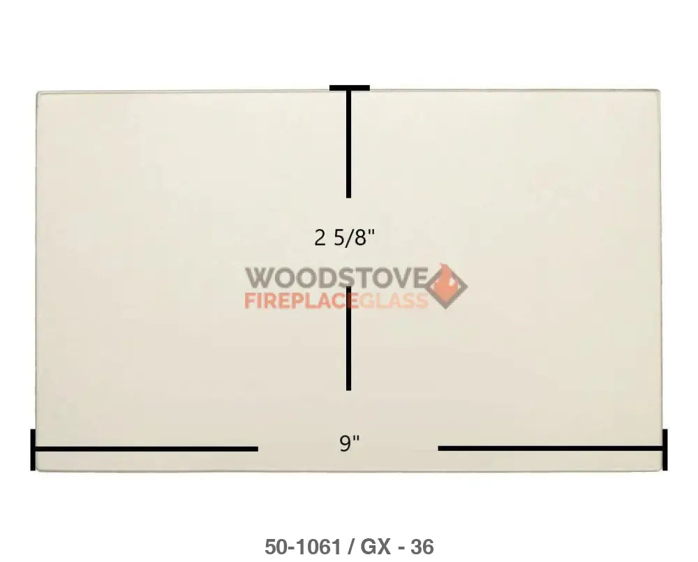 Enviro EF3 - Side Glass - Woodstove Fireplace Glass