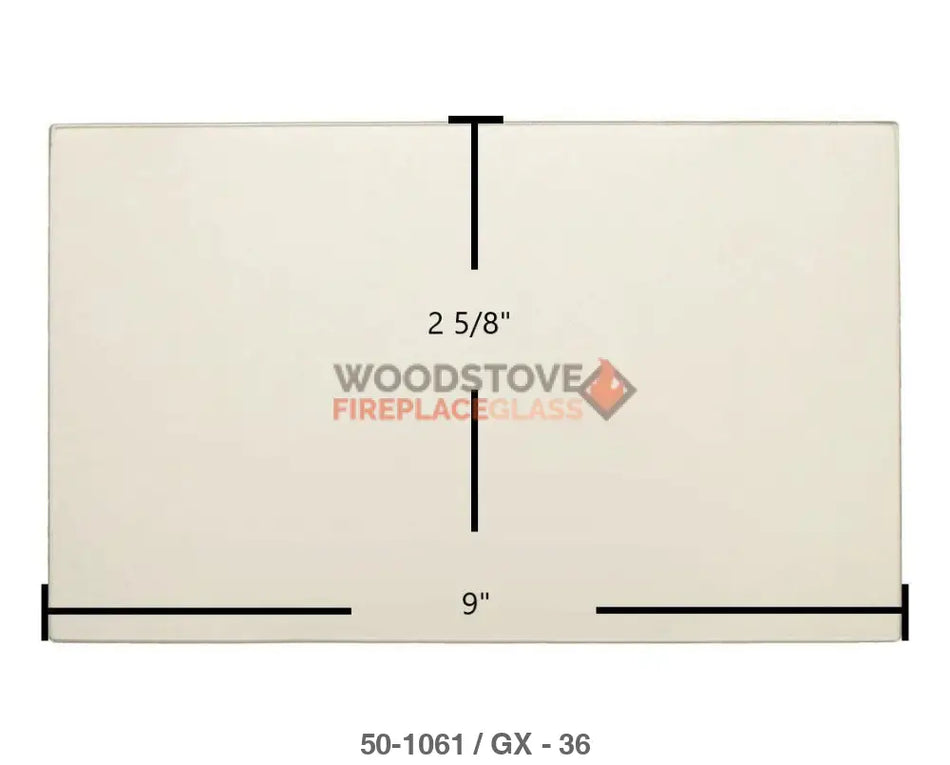 Enviro EF3 - Side Glass - Woodstove Fireplace Glass