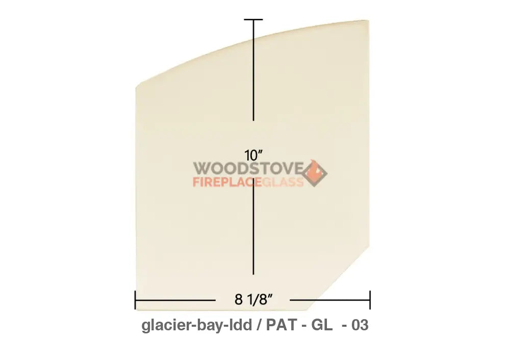 Glacier Bay LDD Glass - Woodstove Fireplace Glass