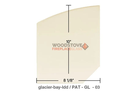 Glacier Bay LDD Glass - Woodstove Fireplace Glass