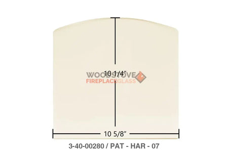 Harman Invincible Glass - Woodstove Fireplace Glass