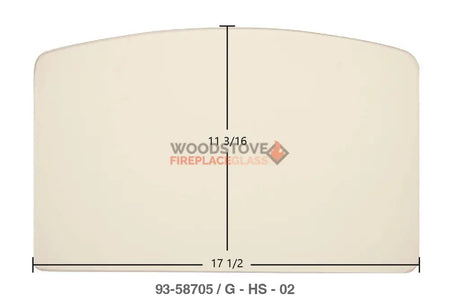 Hearthstone Shelburne 8370, 8371 Glass - Woodstove Fireplace Glass