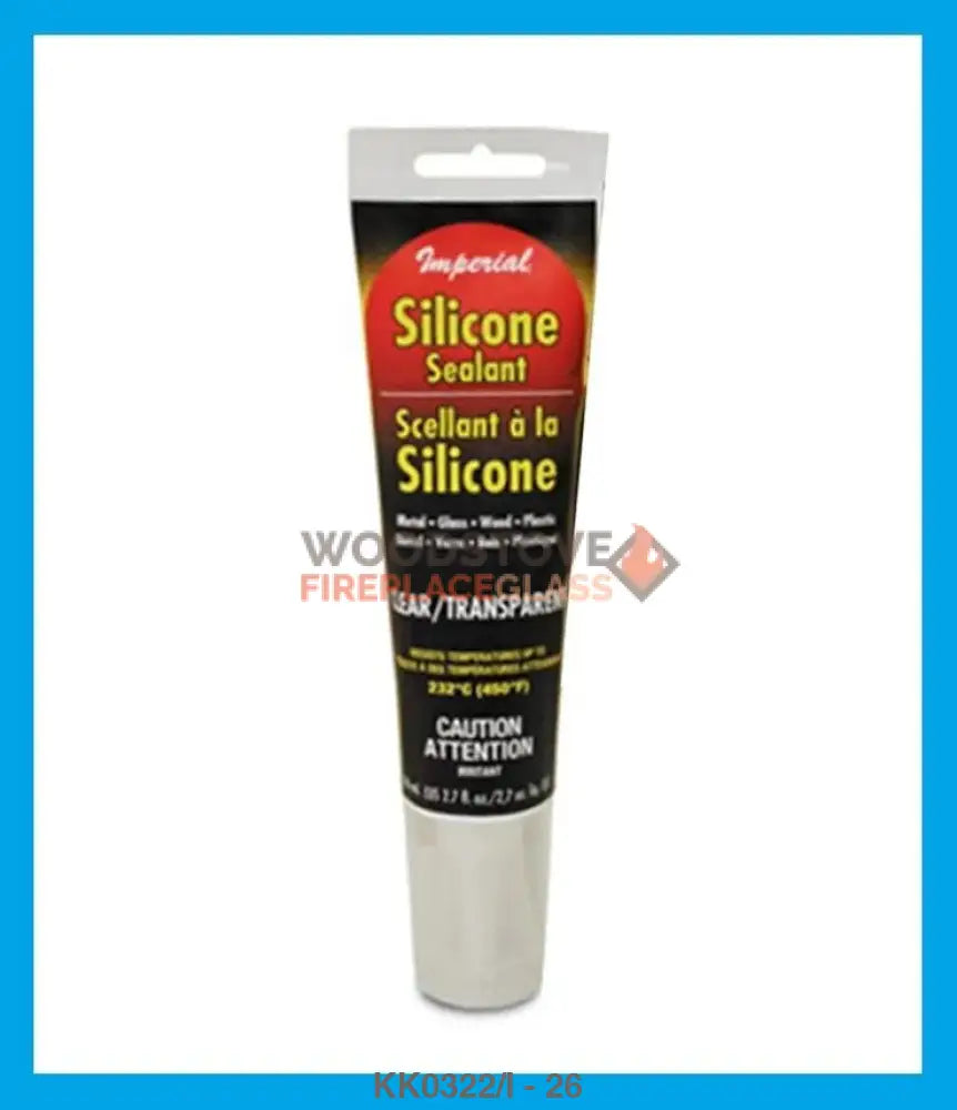 Silicone Sealant Clear - (KK0322) - Woodstove Fireplace Glass