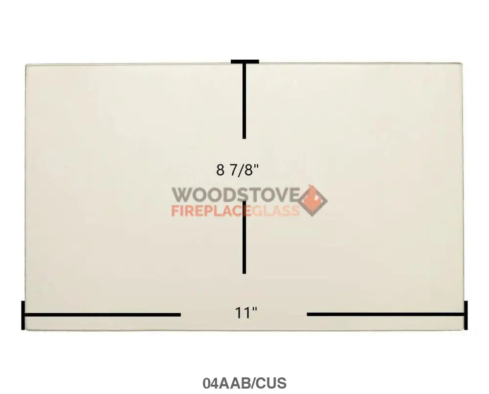 Jamestown J1000, J2000 Center Glass - Woodstove Fireplace Glass