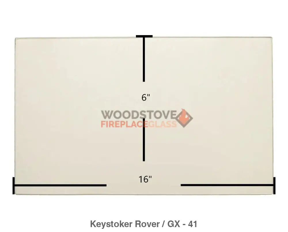 Keystoker Rover Coal Furnace Glass - Woodstove Fireplace Glass