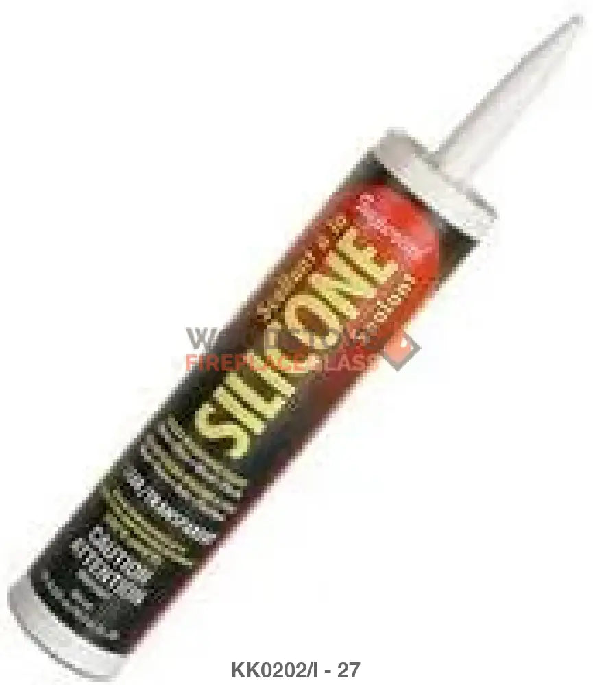 Imperial Manufacturing Silicone Black 10.3 oz Caulking Tube (KK0202) - Woodstove Fireplace Glass