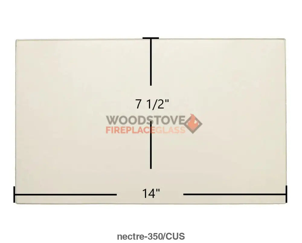 Lakewood Nectre 350 Glass - Woodstove Fireplace Glass