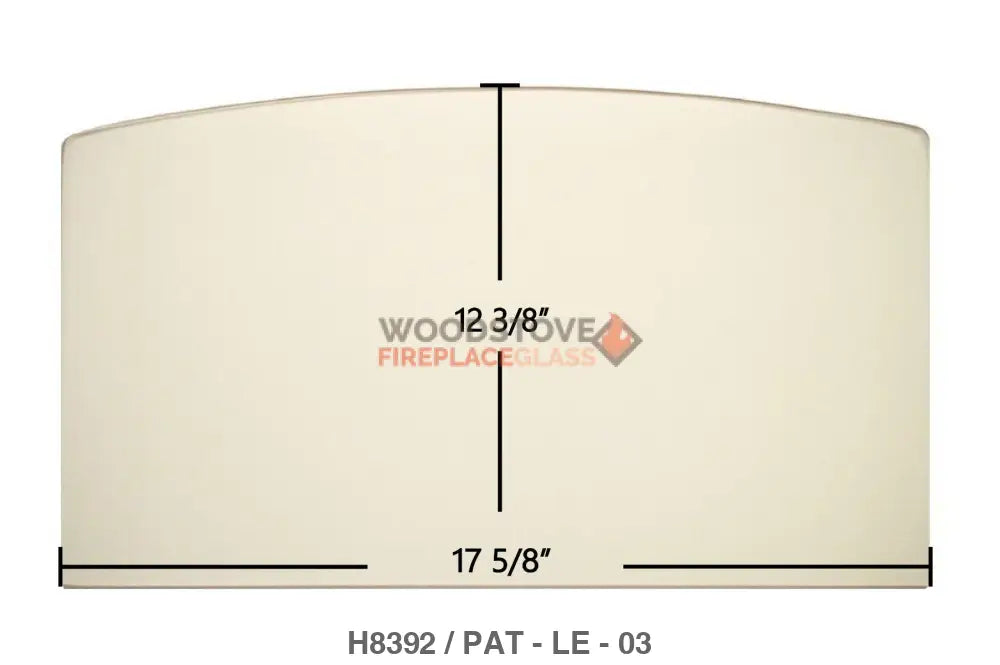 Lennox Grandview GV230, GV300 Glass - Woodstove Fireplace Glass