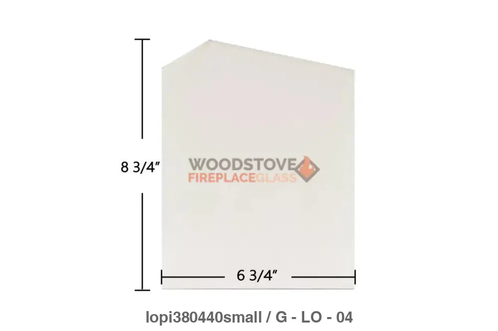 Lopi 440/380 Small (Double Door) Glass - Woodstove Fireplace Glass