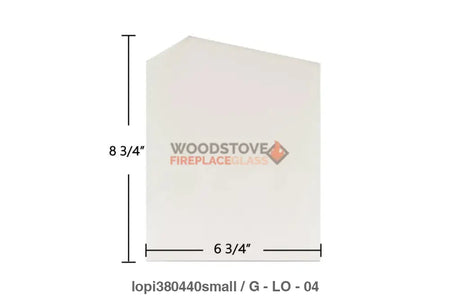 Lopi 440/380 Small (Double Door) Glass - Woodstove Fireplace Glass