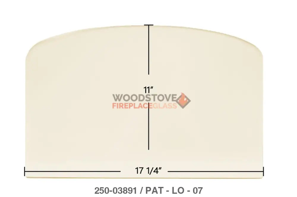 Lopi Rockport Glass - Woodstove Fireplace Glass