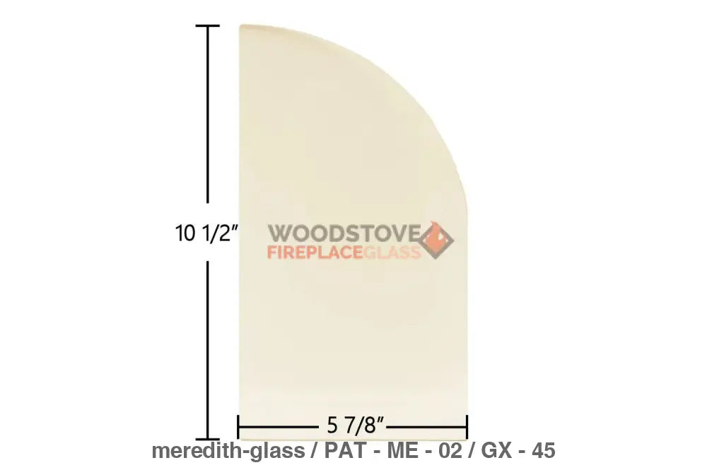 Meredith Stove Glass - Woodstove Fireplace Glass