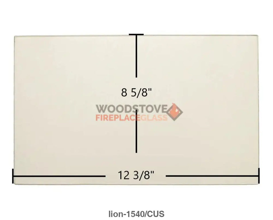 Morso Lion 1540 Convector Glass - Woodstove Fireplace Glass