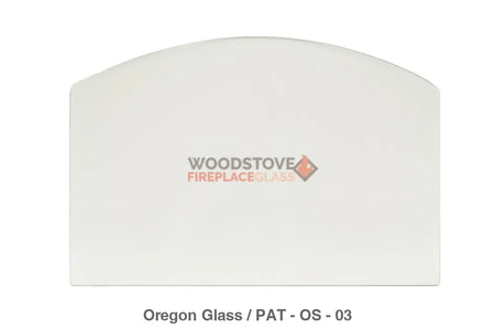 Oregon 15 x 9 7/8 Glass - Woodstove Fireplace Glass