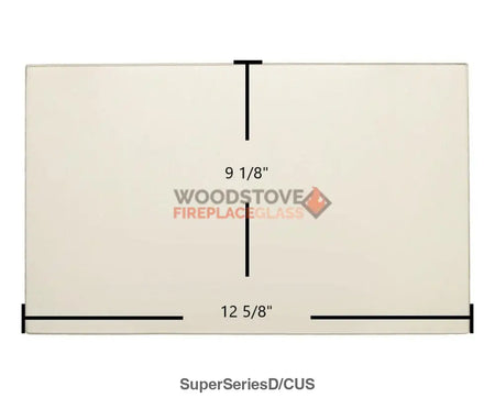 Pacific Energy Super Series D Glass - Woodstove Fireplace Glass