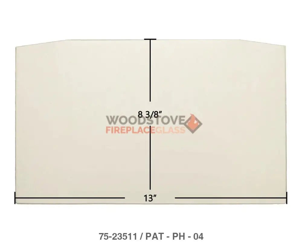 Pleasant Hearth HWS-224172MH Glass (ws-2417)(HWS-224171) - Woodstove Fireplace Glass