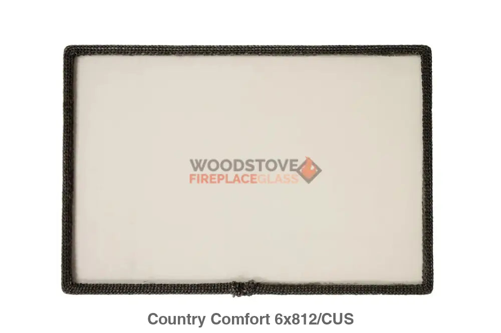 Country Comfort 8 1/2" x 6" Glass - Woodstove Fireplace Glass