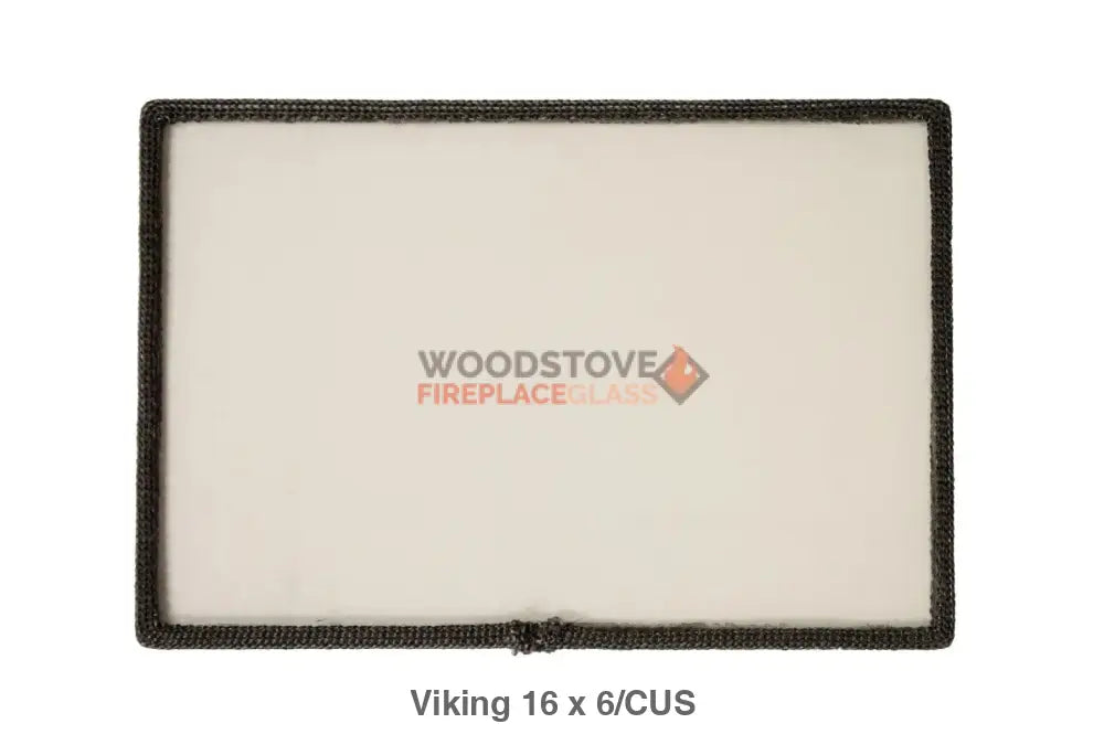 Viking (16 x 6) Glass - Woodstove Fireplace Glass