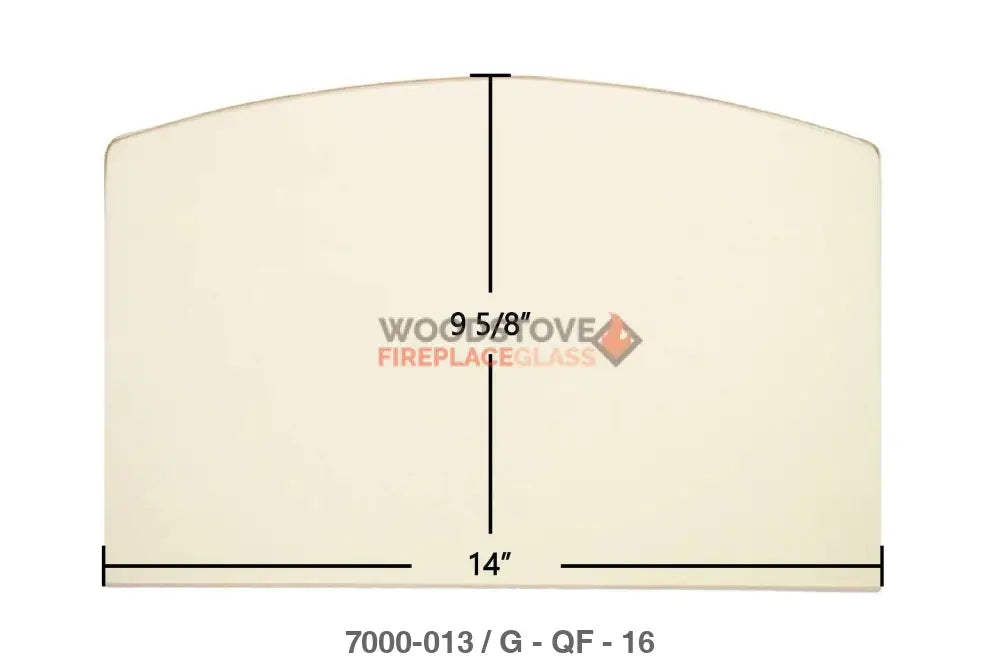 Quadra-Fire 2100 Millennium, 2000, 3000 Glass - Woodstove Fireplace Glass