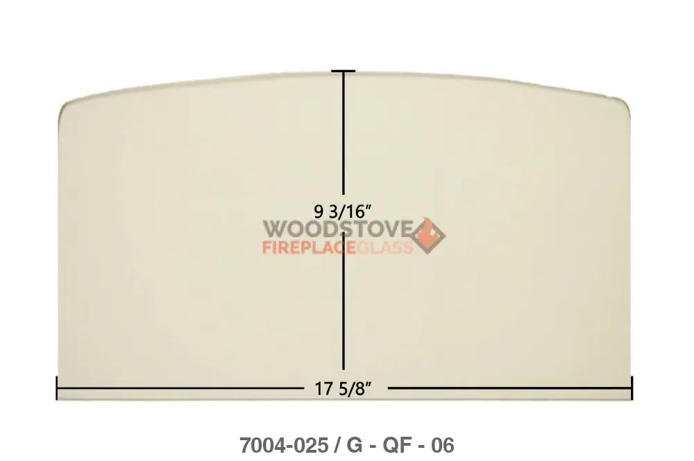 Quadra-Fire Yosemite Glass - Woodstove Fireplace Glass